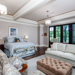 Masterbedroom of a luxury Toronto home